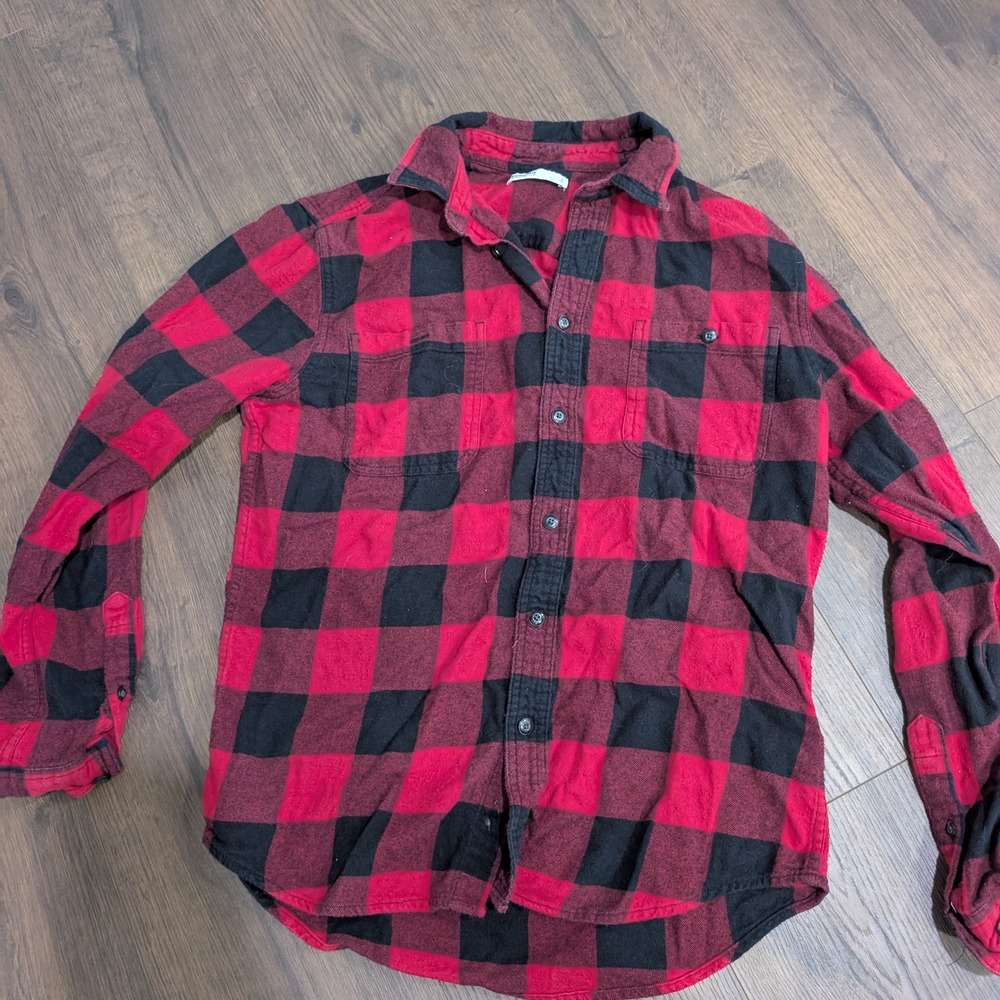 Sonoma Red and Black Checkered Men's Shirt